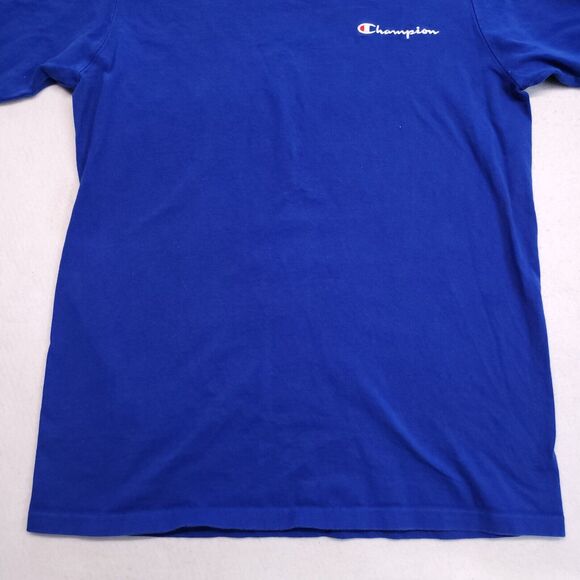 Champion Casual Short Sleeve Pullover T-Shirt Mens Size Extra Large XL Blue - Picture 6 of 10